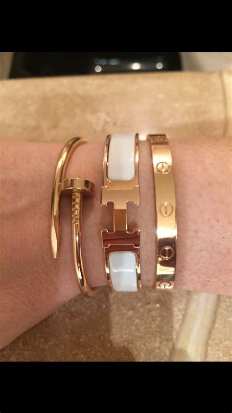 hermes stacking bracelets